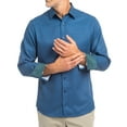 thumbnail image 5 of Nick Graham Men's Performance Long Sleeve Woven Sport Shirt, 5 of 8