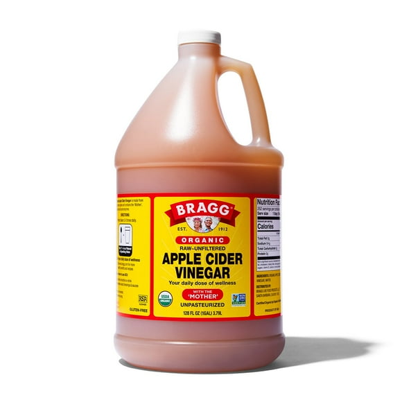 Bragg Organic Raw Unfiltered Apple Cider Vinegar, 128 fl. oz.