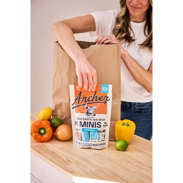 Archer Original Mini Beef Sticks, 0.5 oz, 24 pk. - Samsclub.com