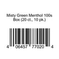thumbnail image 1 of Misty Green Menthol 100s Box 20 ct., 10 pk., 1 of 1
