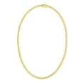 thumbnail image 2 of Miami Cuban Chain Necklace in 14K Gold, 2 of 6