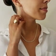 thumbnail image 8 of Kissing Hearts Double Rope Chain Earrings in 14K Gold, 8 of 9