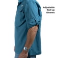 thumbnail image 8 of Habit Men's Long Sleeve 50+ UPF Fishing Shirt, 8 of 9