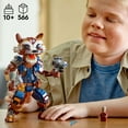 thumbnail image 3 of LEGO Marvel Rocket & Baby Groot Building Set, 566 pcs., 3 of 6