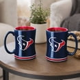 thumbnail image 5 of Logo Brands Houston Texans 14oz Relief Mug Set, 5 of 5