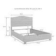 thumbnail image 4 of Crosley Furniture Natural Finish Serena Queen Bed, 4 of 10