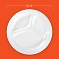 thumbnail image 6 of Hefty Supreme 3-Compartment Foam Plates, 10 1/4", 200 ct., 6 of 6