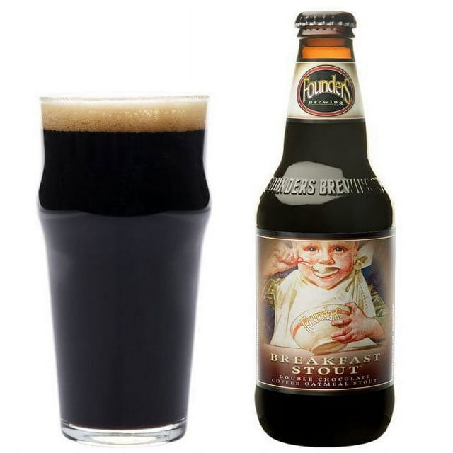 Founders Breakfast Stout Ale Beer, 12 fl. oz. bottle, 4 pk.