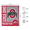thumbnail image 3 of Logo Brands Ohio State Buckeyes 60"x70" Super Plush Blanket, 3 of 6