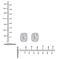thumbnail image 4 of Lab Created Diamond Cushion Cut Diamond Stud Earrings, 4 of 4