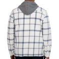 thumbnail image 3 of Aeropostale Men's Flannel Button-Down Hoodie, 3 of 11