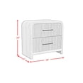 thumbnail image 2 of Society Den Woodridge 2-Drawer Nightstand with USB, 2 of 9