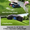 thumbnail image 9 of MOVA LiDAX Ultra 3000 AWD Robot Lawn Mower Wire Free RTK Free for up to 0.75 Acre*Dual Maps, 360° 3D LiDAR & AI Dual Vision Mapping, Robotic Mower with 4G, for 80% Slopes, Cutting Height 1.2”–3.9“, 9 of 10