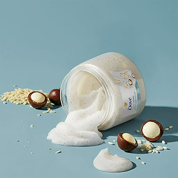 Dove Macadamia+Rice Milk and Brown Sugar+Coco Body Scrub Mixed