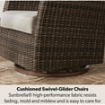 thumbnail image 5 of Member's Mark Fremont Fire Pit Chat Set with Sunbrella Fabric, 5pc, 5 of 6