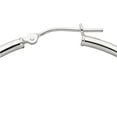 thumbnail image 2 of High Polish Round Tube Hoop Earrings in 14K Gold, 2 of 2