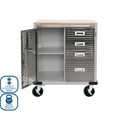 thumbnail image 4 of Seville Classics UltraHD 4-Drawer Rolling Cabinet, 28" W x 25" D x 34.5" H, 4 of 12