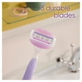 thumbnail image 4 of Venus Comfortglide Women's Razor Handle + 12 Cartridges, Freesia, 4 of 7