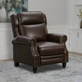 thumbnail image 1 of Pollenza Top-Grain Leather Recliner, 1 of 8