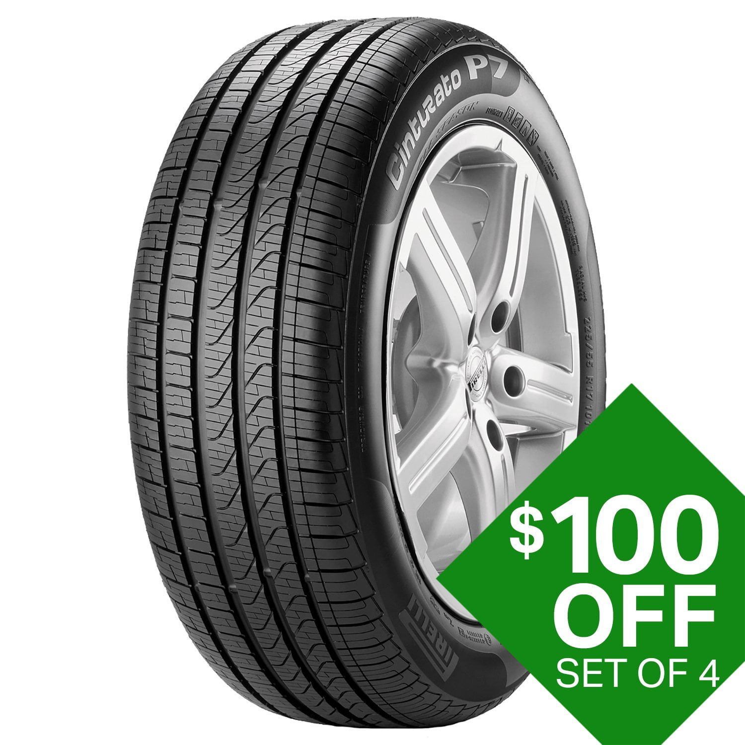 Pirelli Cinturato P7 A/S - 225/45R17 91H Tire - Samsclub.com