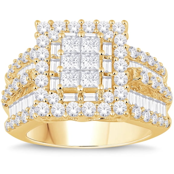 3.0 CT. T.W. Diamond Ring in 14K Gold