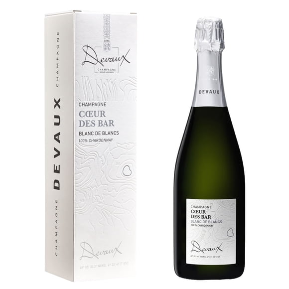 Devaux Coeur des Bar Blanc de Blancs Champagne Wine, 750 ml
