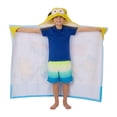 thumbnail image 3 of Kids Character 100% Cotton Hooded Towel With Hand Pockets, 3 of 8