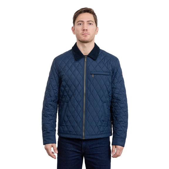 London Fog Men's Quilted Barn Coat