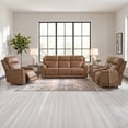 thumbnail image 2 of Society Den Walker Power Motion Loveseat with Console, Power Headrest and Lumbar, 2 of 10