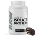 thumbnail image 1 of RAW Nutrition 26g Whey Isolate Protein Powder, Cookies and Cream, 1.97 lbs., 1 of 7