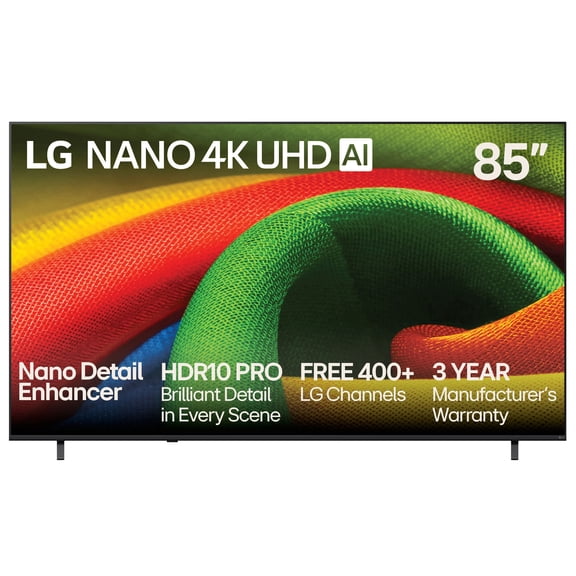 LG 85" NU710B Series 4K UHD AI Smart TV