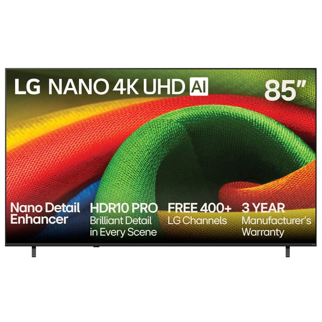 LG 85" NU710B Series 4K UHD AI Smart TV