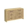 thumbnail image 1 of Society Den Woodridge 6-Drawer Dresser and Mirror in Natural, 1 of 8