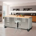 thumbnail image 15 of Seville Classics UltraHD 11 Drawer Rolling Workbench, 77" W x 20" D x 37.5" H, 15 of 21