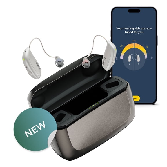 Jabra Enhance Select M2 Swift Comfortable Receiver-In-Ear (RIE) Hearing Aids - Silver