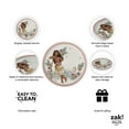 thumbnail image 5 of Zak Designs 8-Piece Bamboo Melamine Kids Dinnerware Set, 5 of 9