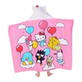 thumbnail image 2 of Kids Character 100% Cotton Hooded Towel With Hand Pockets, 2 of 9