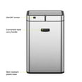 thumbnail image 6 of EKO Matte Stainless Steel Motion Sensor Kitchen Trash Can 13.2 Gallon, 6 of 11