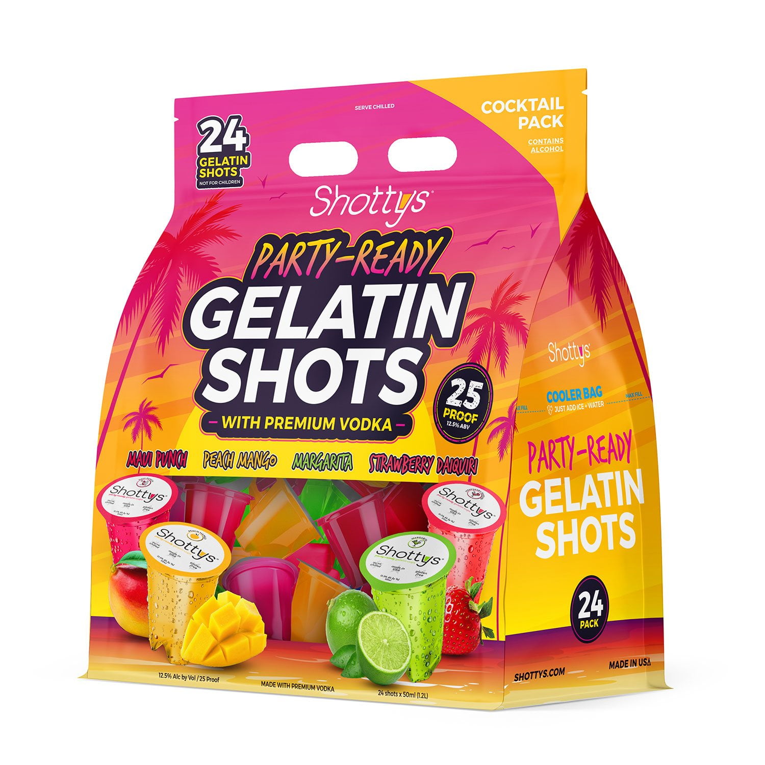Shottys Cocktail Flavored Gelatin Shots, 50 ml, 24 pk. - Samsclub.com