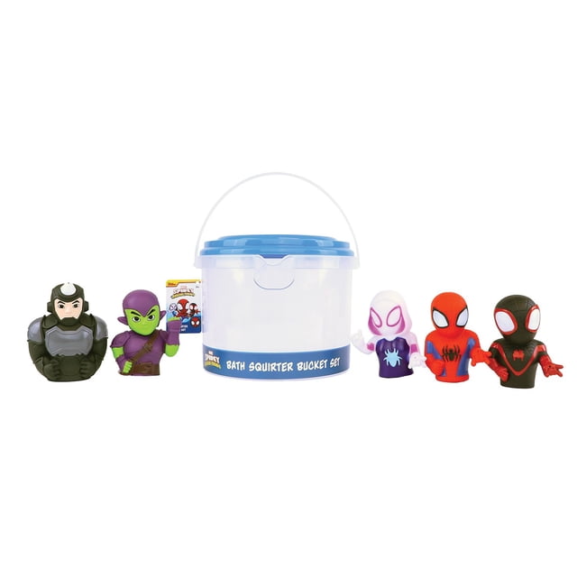 Licensed Squirters Bath Bucket Set, 5 pc.