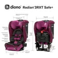 thumbnail image 5 of Diono Radian 3RXT SafePlus All-In-One Convertible Car Seat, Choose Color, 5 of 14