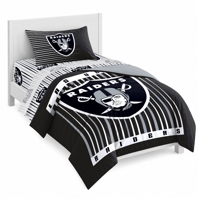 Logo Brands Las Vegas Raiders Bed-In-A-Bag Set