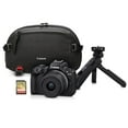 thumbnail image 1 of Canon EOS R50 RF-S18-45mm Tripod Grip Bundle, 1 of 5