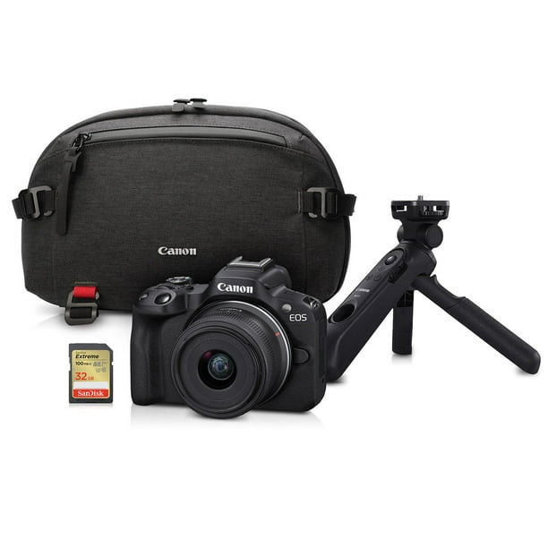 Canon EOS R50 RF-S18-45mm Tripod Grip Bundle - Samsclub.com