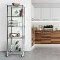 thumbnail image 5 of Seville Classics NSF 5-Tier Steel Wire Shelving, 24" x 18" x 72" H, 5 of 10