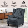 thumbnail image 2 of Sydney Fabric Pushback Recliner, Assorted Colors, 2 of 8