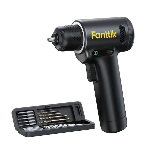 Fanttik Cordless Electric Drill with Brushless Motor & Dual Screen