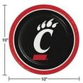 thumbnail image 2 of Collegiate Round Paper Plates, 10", 85 ct., Choose Your Team, 2 of 6