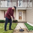 thumbnail image 3 of Westinghouse 12 in. 3000 PSI Pressure Washer Surface Cleaner, 3 of 7