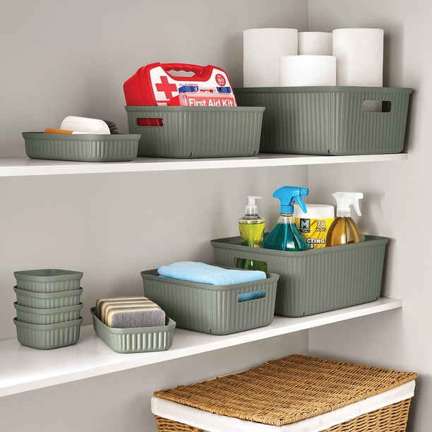 Member's Mark 10-piece Organizing Bin Set Multiple Colors